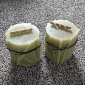 6" x 6" Candles - set of 2